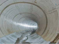 水路トンネル内面補強